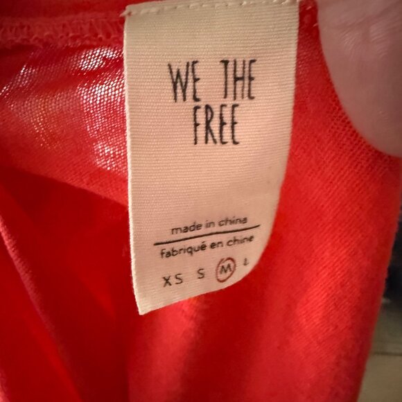 We The Free Sleeveless Tiered Hem V-Neck Tank Top M - Picture 7 of 7